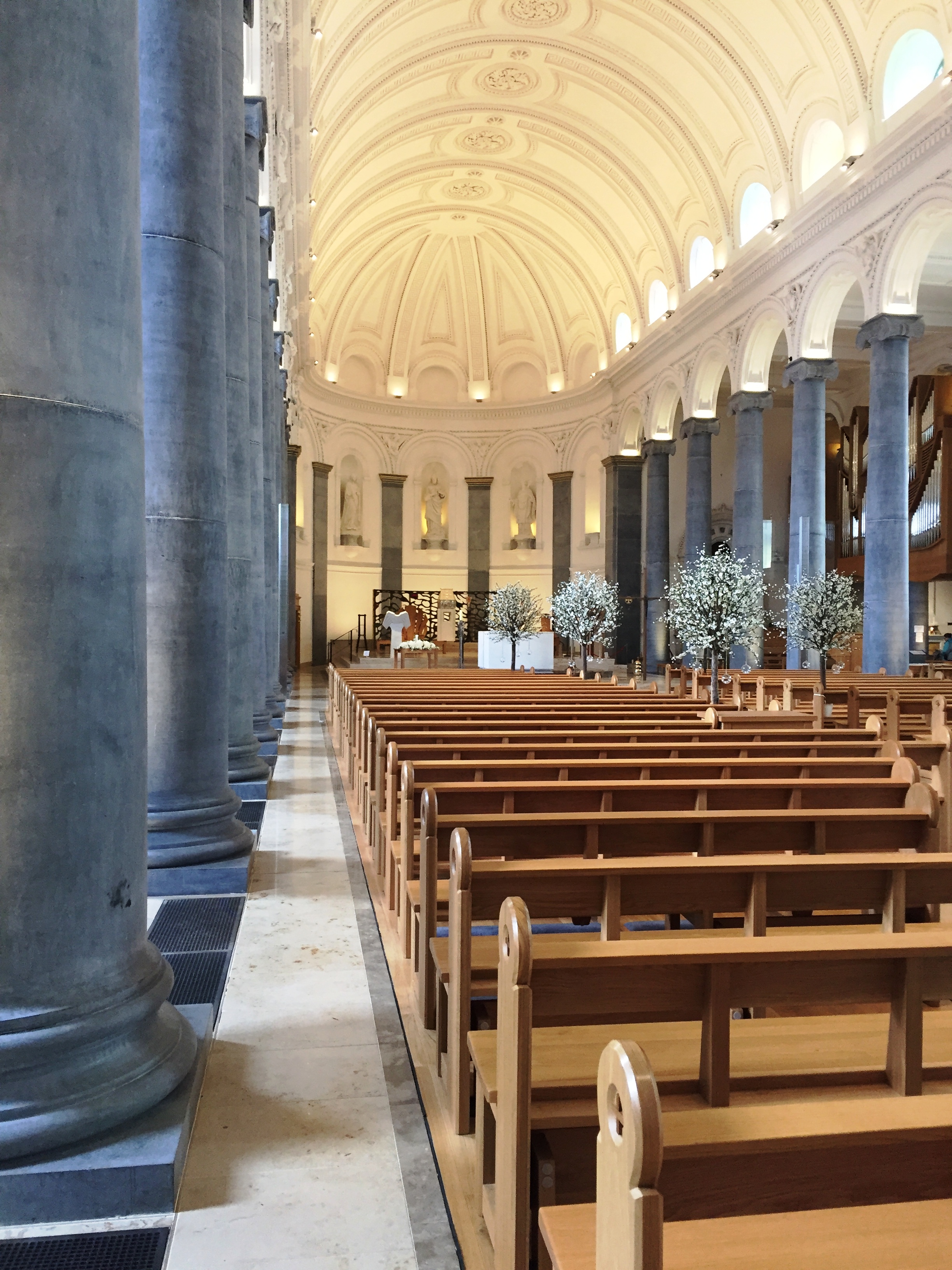 Inside St. Mel's cathedral in Longford. Photo by Martha Clark.